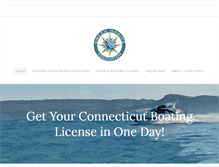 Tablet Screenshot of greenmarineeducation.com